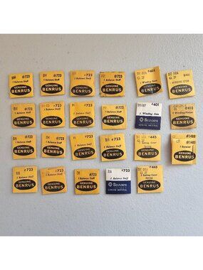 Lot 23 Benrus Watch Parts Sealed Balance Staff Winding Stems Spring Reverser